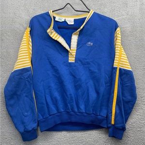 Vintage Izod Lacoste blue & yellow sweater